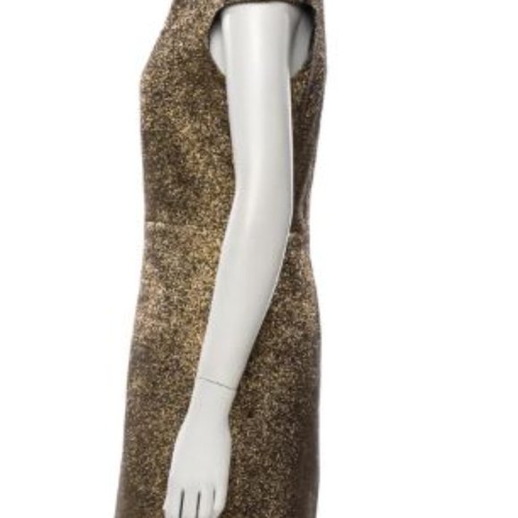 Diane von Furstenberg Metallic Sheath Mini Dress – Hadlie Two – Size 2 NWT - Picture 5 of 8